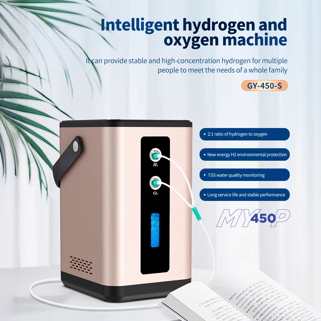 My450 - Hydrogen Oxygen Generator Inhaler – 450ml/min – High-Purity H2 Inhalation Therapy